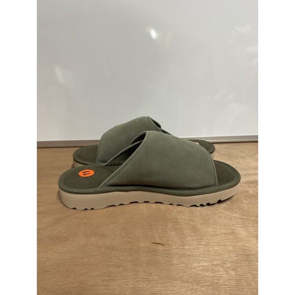UGG GOLDENCOAST MEN’S STRAP SLIDE SANDALS SAND Olive Green Size 11 main image 6